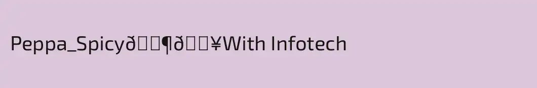 Peppa_Spicy🌶️🔥With Infotech